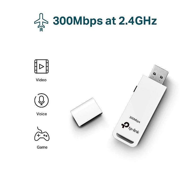 TP-LINK TL-WN821N 300 MBPS WI-FI Wireless N USB Adapter MIMO Technology WPS Button Supports Windows 10-8.1-8-7-XP Mac OS Linux Easy Setup TP-LINK TL-WN821N 300 MBPS WI-FI Wireless N USB Adapter MIMO Technology WPS Button Supports Windows 10-8.1-8-7-XP Mac OS Linux Easy Setup