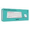 Logitech MK240 Nano Wireless Keyboard and Mouse Combo 12 Function Keys 2.4GHz Wireless White Logitech MK240 Nano Wireless Keyboard and Mouse Combo 12 Function Keys 2.4GHz Wireless White