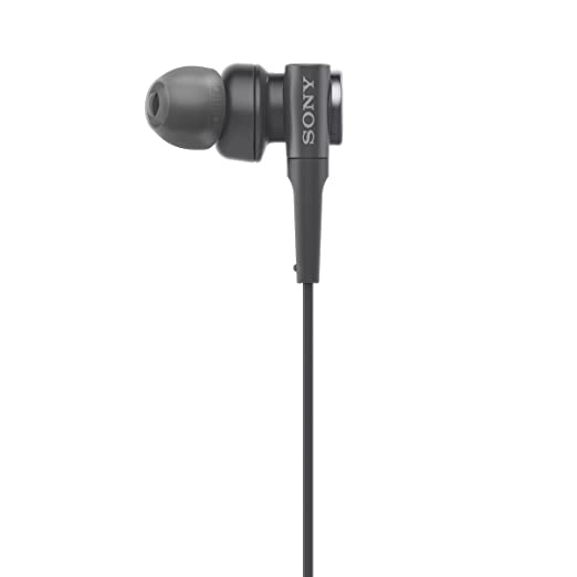Sony MDR-XB55 Extra-Bass in-Ear Headphones Without Mic(Black)