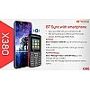 Micromax X380 2400 mAh, BT Calling, Screen Capture Black and Red Micromax X380 2400 mAh, BT Calling, Screen Capture Black and Red