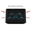 DEEPCOOL N80 RGB Gaming Notebook Laptop Cooler with RGB LED Lighting Compatible with 17.3 notebooks and Below DPN222N80RGB