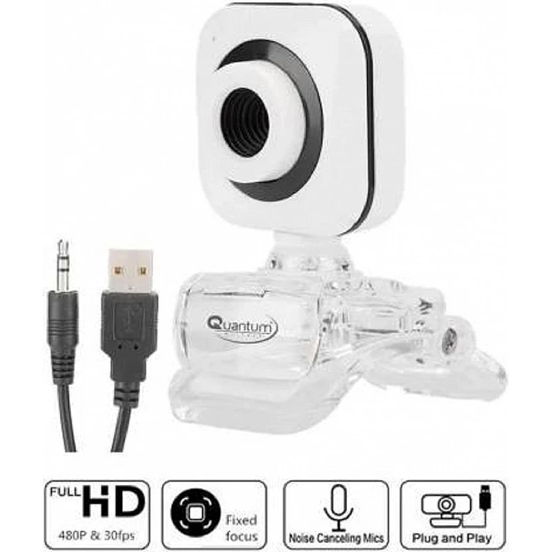 Quantum USB Camera QHM495-B White Pack of 1 Quantum USB Camera QHM495-B White Pack of 1