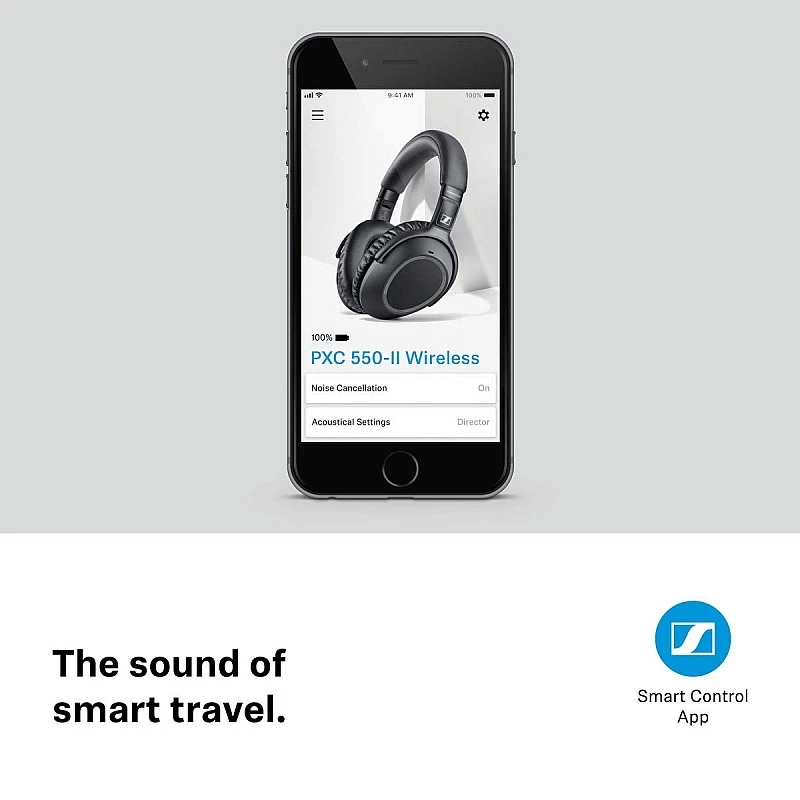 Sennheiser PXC 550-II Wireless Headphone with Alexa Built-in, Noise Cancellation and Smart Pause-Black Sennheiser PXC 550-II Wireless Headphone with Alexa Built-in, Noise Cancellation and Smart Pause-Black