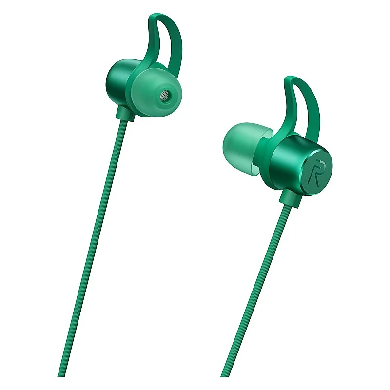 Realme Buds Wireless in-Ear Bluetooth 5.0 Deep Bass, IPX4 Sweatproof Earphone with mic Green Realme Buds Wireless in-Ear Bluetooth 5.0 Deep Bass, IPX4 Sweatproof Earphone with mic Green