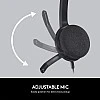 Logitech H340 Wired Headset Stereo Headphones with Noise Cancelling Microphone USB PC Mac Laptop Black Logitech H340 Wired Headset Stereo Headphones with Noise Cancelling Microphone USB PC Mac Laptop Black