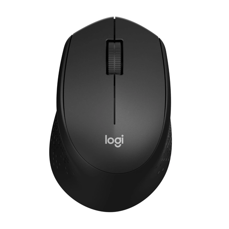 Logitech M330 Silent Plus Wireless Optical Mouse (USB, Black)- Logitech M330 Silent Plus Wireless Optical Mouse (USB, Black)-