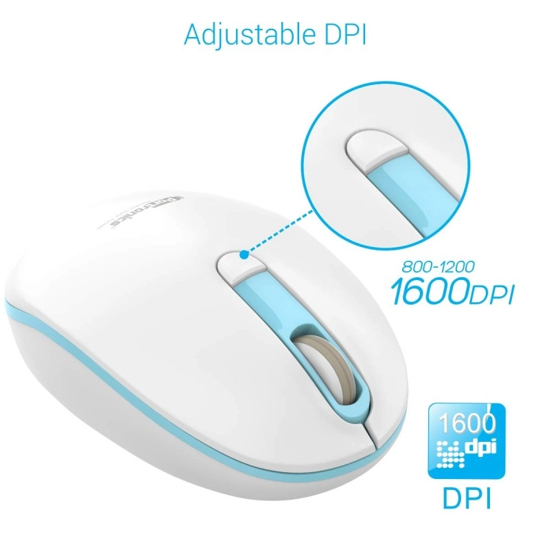 Portronics POR-015 Toad 11 Wireless Mouse with 2.4GHz Technology (Blue) Portronics POR-015 Toad 11 Wireless Mouse with 2.4GHz Technology (Blue)