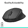 Logitech M330 Silent Plus Wireless Optical Mouse (USB, Black)- Logitech M330 Silent Plus Wireless Optical Mouse (USB, Black)-