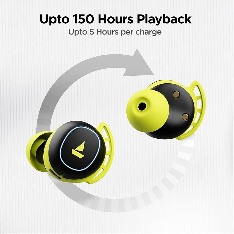 BoAt Airdopes 441 Pro Bluetooth Truly Wireless in Ear Earbuds Spirit Lime BoAt Airdopes 441 Pro Bluetooth Truly Wireless in Ear Earbuds Spirit Lime