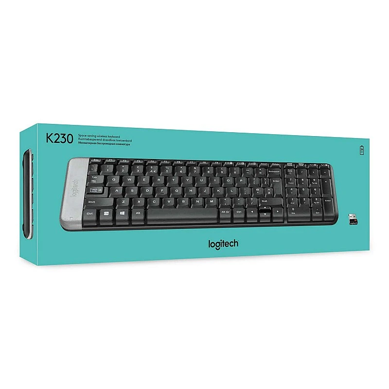 Logitech K230 Compact Wireless Keyboard for Windows, 2.4GHz Wireless with USB Unifying Receiver Logitech K230 Compact Wireless Keyboard for Windows, 2.4GHz Wireless with USB Unifying Receiver