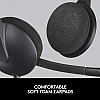 Logitech H340 Wired Headset Stereo Headphones with Noise Cancelling Microphone USB PC Mac Laptop Black Logitech H340 Wired Headset Stereo Headphones with Noise Cancelling Microphone USB PC Mac Laptop Black