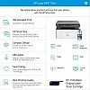 hp laserjet 136w laser monochrome print scan copy with direct Wi-Fi compact design