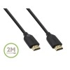 Belkin High Speed HDMI Cable Supports Ethernet 3D 4K 1080p Gold Plated Audio Return 6.6 Feet Black (F3Y021bt2M) Belkin High Speed HDMI Cable Supports Ethernet 3D 4K 1080p Gold Plated Audio Return 6.6 Feet Black (F3Y021bt2M)