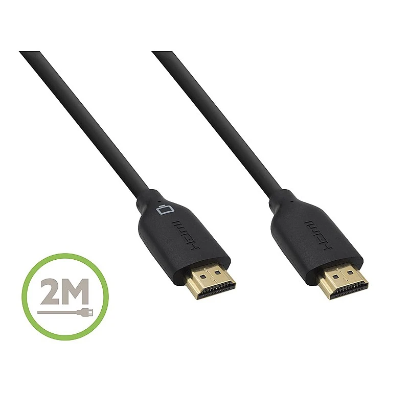 Belkin High Speed HDMI Cable Supports Ethernet 3D 4K 1080p Gold Plated Audio Return 6.6 Feet Black (F3Y021bt2M) Belkin High Speed HDMI Cable Supports Ethernet 3D 4K 1080p Gold Plated Audio Return 6.6 Feet Black (F3Y021bt2M)