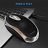 Quantum QHM222 3 Button 1000DPI Wired Optical Mouse (Black) Quantum QHM222 3 Button 1000DPI Wired Optical Mouse (Black)