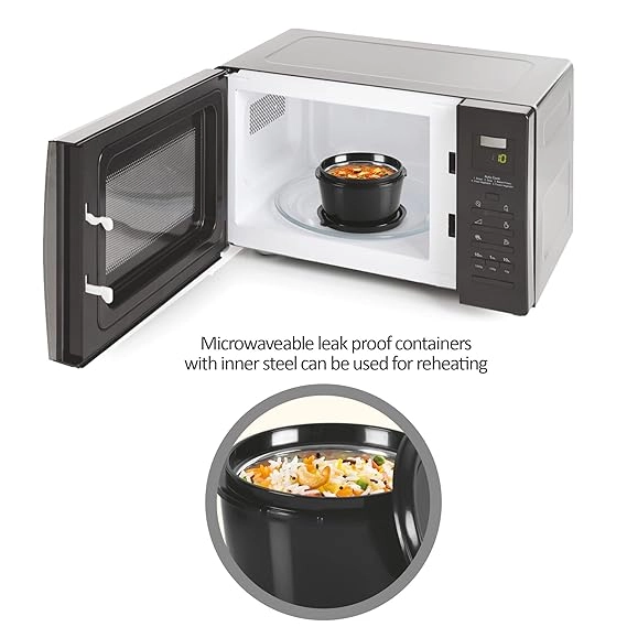 Milton Pro Lunch Tiffin 3 Microwave Safe Inner Steel Containers