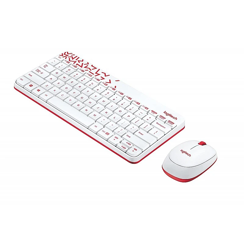 Logitech MK240 Nano Wireless Keyboard and Mouse Combo 12 Function Keys 2.4GHz Wireless White Logitech MK240 Nano Wireless Keyboard and Mouse Combo 12 Function Keys 2.4GHz Wireless White