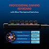 EvoFox Katana Fully Programmable Mechanical Gaming Keyboard with Blue Switches, Backlit Keys, (Black EvoFox Katana Fully Programmable Mechanical Gaming Keyboard with Blue Switches, Backlit Keys, (Black