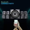 Infinity (JBL) Hardrock 410, 200W Output, 4.1 Channel Multimedia Speaker with Remote, LED Black