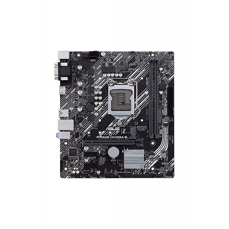 ASUS Prime H410M-E Intel PCIe 3.0 DDR4 mATX Motherboard with M.2 USB 3.2 Gen1 HDMI and SATA III 6Gbps ASUS Prime H410M-E Intel PCIe 3.0 DDR4 mATX Motherboard with M.2 USB 3.2 Gen1 HDMI and SATA III 6Gbps