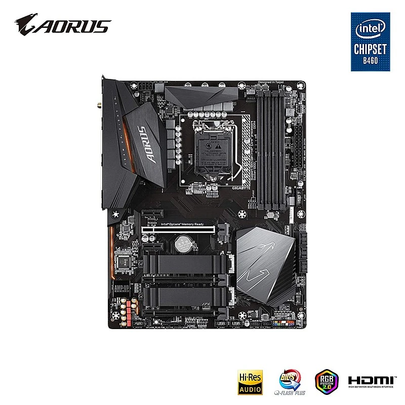 GIGABYTE B460 AORUS PRO AC with Direct 8+2 Phase Digital VRM Design Motherboard GIGABYTE B460 AORUS PRO AC with Direct 8+2 Phase Digital VRM Design Motherboard