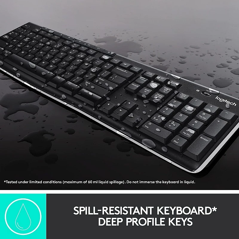 Logitech MK270r Wireless Keyboard and Mouse Combo for Windows Logitech MK270r Wireless Keyboard and Mouse Combo for Windows
