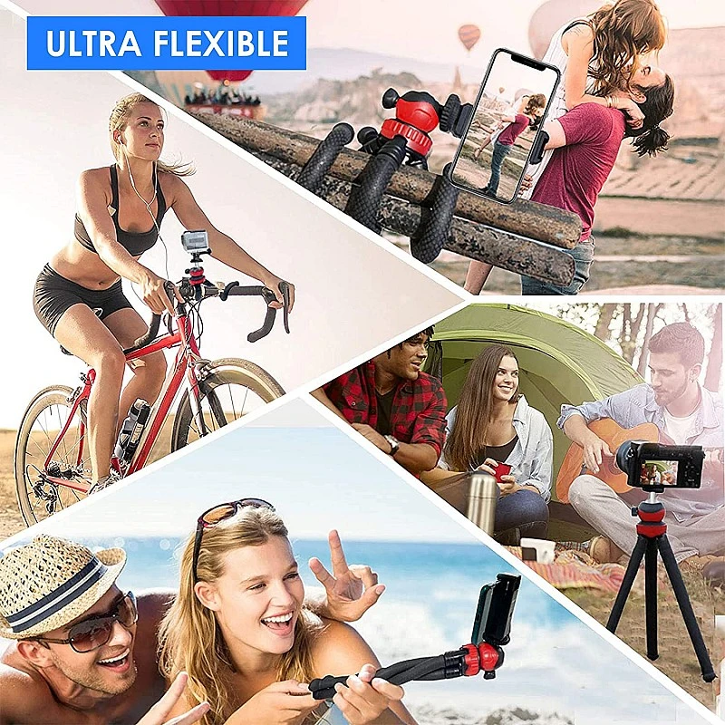 AGARO Adjustable Camera Tripod Stand with Mobile Phones Clip & Camera Holder, Supports Up to 3 Kgs, 66 inches Tall AGARO Adjustable Camera Tripod Stand with Mobile Phones Clip & Camera Holder, Supports Up to 3 Kgs, 66 inches Tall