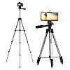 AGARO Adjustable Camera Tripod Stand with Mobile Phones Clip & Camera Holder, Supports Up to 3 Kgs, 66 inches Tall AGARO Adjustable Camera Tripod Stand with Mobile Phones Clip & Camera Holder, Supports Up to 3 Kgs, 66 inches Tall