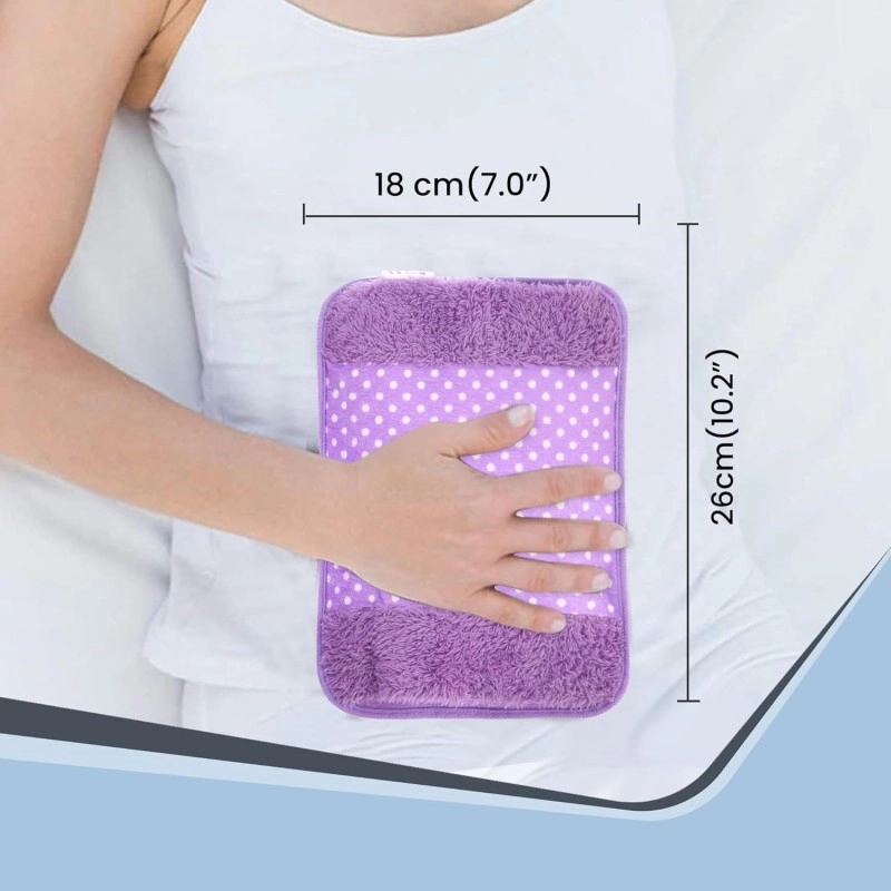 AGARO Hot Water Bag HB361, Heating Bag for Pain Relief & Muscle Stiffness. Electric Heating Pad, Heating Pouch, Hot Water Bottle Bag, Soft Fabric, Fast Heating, Leak Proof AGARO Hot Water Bag HB361, Heating Bag for Pain Relief & Muscle Stiffness. Electric Heating Pad, Heating Pouch, Hot Water Bottle Bag, Soft Fabric, Fast Heating, Leak Proof