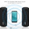 Agaro Reloaded Waterproof Portable Bluetooth Speaker with Mic & Extra Bass Black Agaro Reloaded Waterproof Portable Bluetooth Speaker with Mic & Extra Bass Black