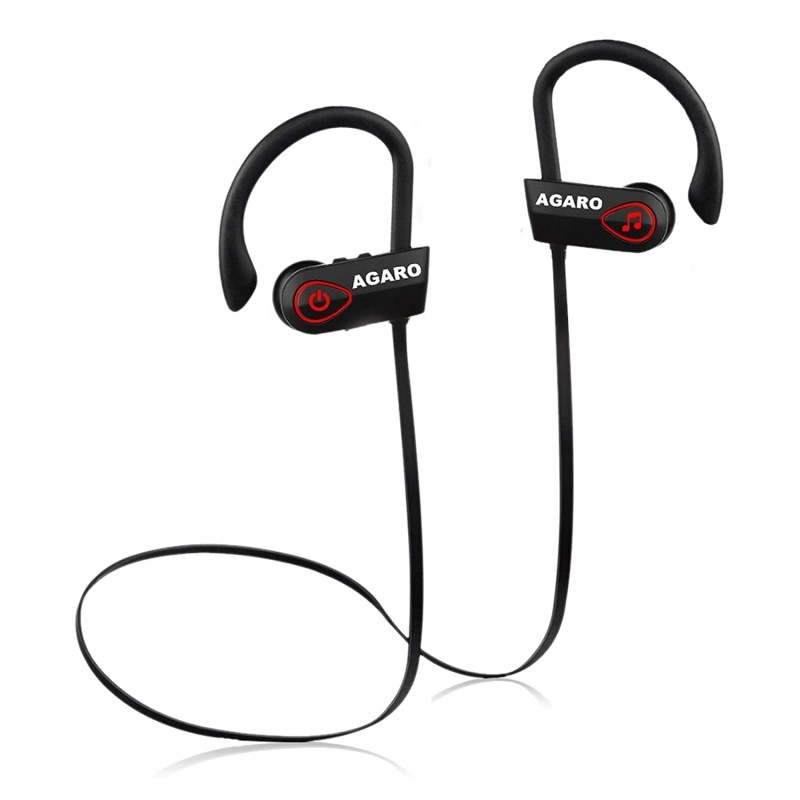 AGARO Sports Bluetooth Wireless in Ear Earphones with Mic (Black) AGARO Sports Bluetooth Wireless in Ear Earphones with Mic (Black)