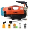 AGARO Supreme Plus Pressure Washer, Car Washer, 2200 Watts Motor, 8L/Min Flow Rate, 140 Bars, Adjustable Pressure Regulato, 8M Outlet Hose, 4M Power Cord, Car, Bike & Home Cleaning, Yellow