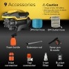 AGARO Supreme Plus Pressure Washer, Car Washer, 2200 Watts Motor, 8L/Min Flow Rate, 140 Bars, Adjustable Pressure Regulato, 8M Outlet Hose, 4M Power Cord, Car, Bike & Home Cleaning, Yellow