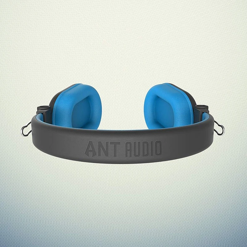 ANT AUDIO Treble 1200 Wireless Bluetooth Over The Ear Headset with Mic (Black Blue) ANT AUDIO Treble 1200 Wireless Bluetooth Over The Ear Headset with Mic (Black Blue)