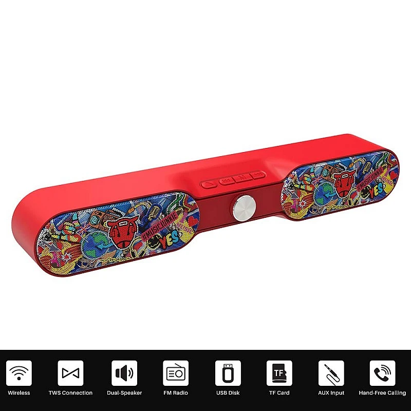 Ant Audio Treble X 1000 10 Watt Truly Wireless Bluetooth Outdoor Speaker Red Ant Audio Treble X 1000 10 Watt Truly Wireless Bluetooth Outdoor Speaker Red