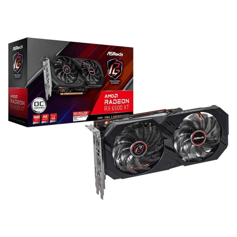 ASRock AMD Radeon Rx 6400 Challenger Itx 4Gb,pci_e_x4,gddr6