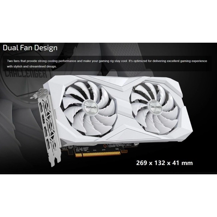 ASRock AMD Radeon Rx 6400 Challenger Itx 4Gb,pci_e_x4,gddr6