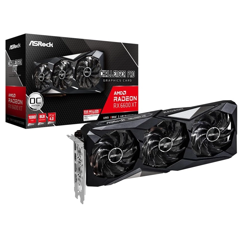 ASRock AMD Radeon Rx 6400 Challenger Itx 4Gb,pci_e_x4,gddr6