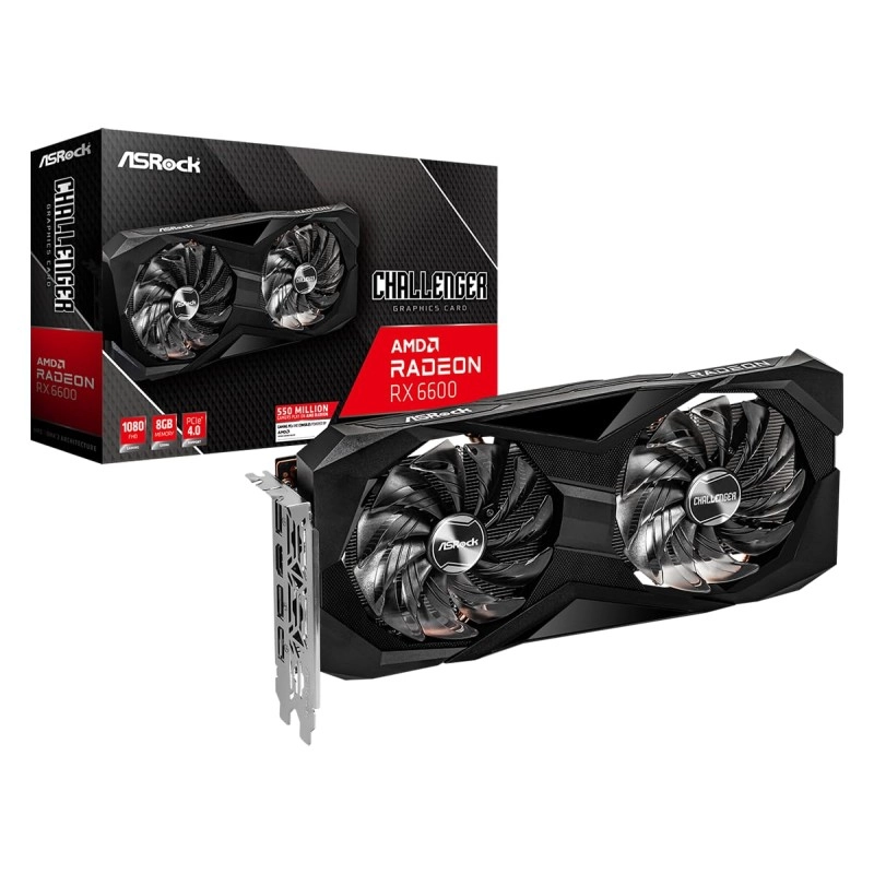 ASRock AMD Radeon Rx 6400 Challenger Itx 4Gb,pci_e_x4,gddr6