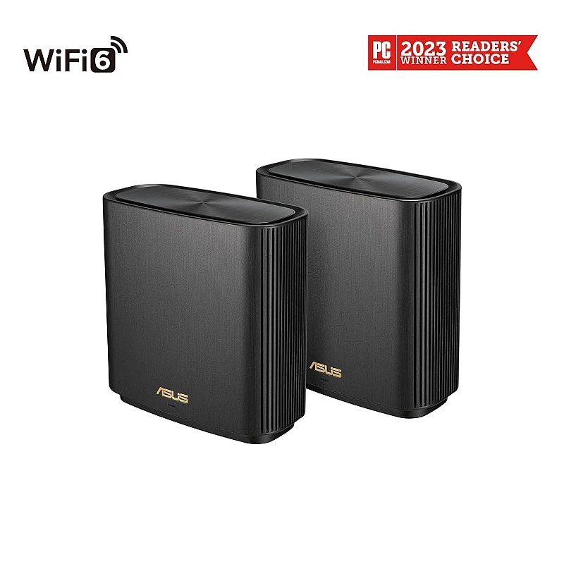 ASUS ZenWiFi XT8 AX6600 Tri-Band WiFi 6 Mesh Router, Covearge up to 5500 sq ft, Subscription-Free Network Security, Advanced Parental Controls, 4G & 5G Mobile Tethering, VPN, 2.5G Port (Black) ASUS ZenWiFi XT8 AX6600 Tri-Band WiFi 6 Mesh Router, Covearge up to 5500 sq ft, Subscription-Free Network Security, Advanced Parental Controls, 4G & 5G Mobile Tethering, VPN, 2.5G Port (Black)