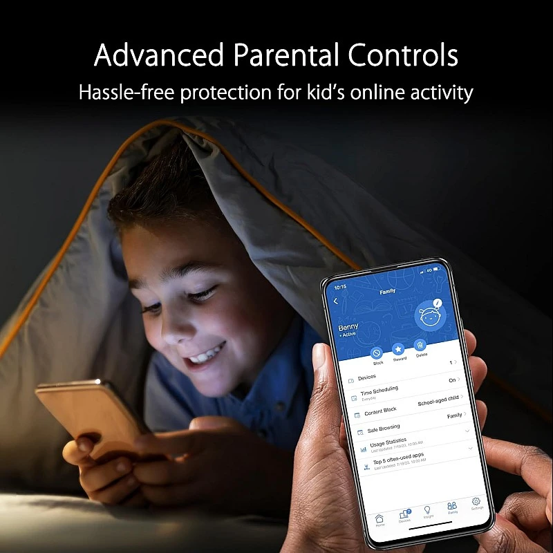 ASUS ZenWiFi XT8 AX6600 Tri-Band WiFi 6 Mesh Router, Covearge up to 5500 sq ft, Subscription-Free Network Security, Advanced Parental Controls, 4G & 5G Mobile Tethering, VPN, 2.5G Port (Black) ASUS ZenWiFi XT8 AX6600 Tri-Band WiFi 6 Mesh Router, Covearge up to 5500 sq ft, Subscription-Free Network Security, Advanced Parental Controls, 4G & 5G Mobile Tethering, VPN, 2.5G Port (Black)