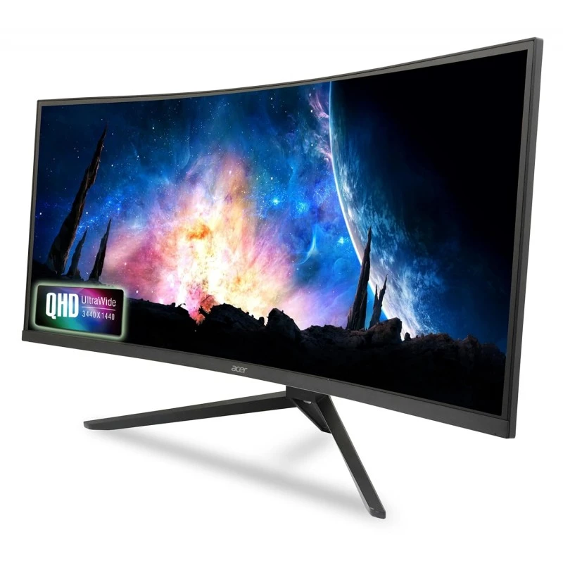 Acer ED270R S3 27 Inch (68.58 Cm) Full HD 1500 R Curved Gaming LCD Monitor with LED Back Light I 1MS VRB, 180Hz Refresh Rate I AMD Freesync Premium I 2 x HDMI 1 x Display Port I HDR 10 I Black Acer ED270R S3 27 Inch (68.58 Cm) Full HD 1500 R Curved Gaming LCD Monitor with LED Back Light I 1MS VRB, 180Hz Refresh Rate I AMD Freesync Premium I 2 x HDMI 1 x Display Port I HDR 10 I Black
