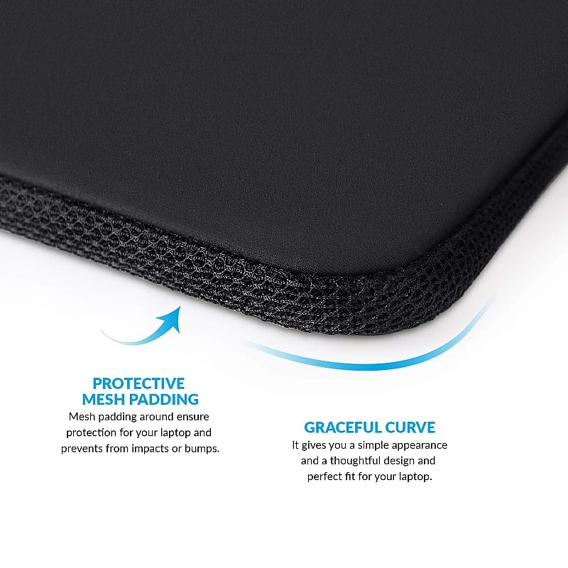 AirCase Laptop Bag Sleeve Case Cover Pouch for 12-Inch 12.5-Inch Laptop for Men & Women Neoprene (Black) AirCase Laptop Bag Sleeve Case Cover Pouch for 12-Inch 12.5-Inch Laptop for Men & Women Neoprene (Black)