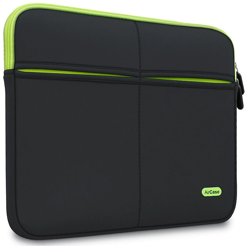 AirCase Premium Unisex Laptop-MacBook Cover Sleeve with Multiple Pockets fits Upto 13.3 Shockproof Zippered Case Bag AirCase Premium Unisex Laptop-MacBook Cover Sleeve with Multiple Pockets fits Upto 13.3 Shockproof Zippered Case Bag