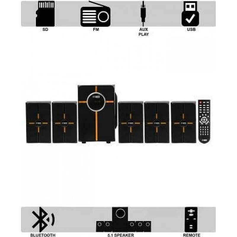 Altec Lansing AL-3002C Multimedia Bluetooth Home Theatre System Supporting Bluetooth USB FM Radio Remote Control Black Grey Orange Altec Lansing AL-3002C Multimedia Bluetooth Home Theatre System Supporting Bluetooth USB FM Radio Remote Control Black Grey Orange