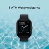 Amazfit Bip U Smart Watch SpO2 Stress Monitor 3.63 cm 1.43 HD Color Display 60 Breathing Training 50 Watch Faces Black