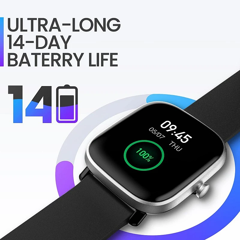 Amazfit GTS2 Mini Smart Watch AMOLED Display, Alexa Built-in, SpO2, 14 Days' Battery Life, 68 Sports Modes, (Meteor Black) Amazfit GTS2 Mini Smart Watch AMOLED Display, Alexa Built-in, SpO2, 14 Days' Battery Life, 68 Sports Modes, (Meteor Black)