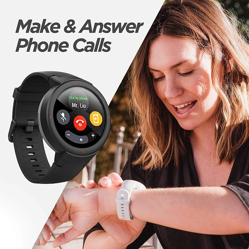 Amazfit Verge Phone Call Smart Watch with Alexa-Built in (Gray) Amazfit Verge Phone Call Smart Watch with Alexa-Built in (Gray)