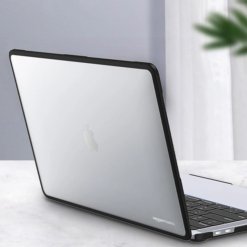 Amazon Basics 13.3 inch Hard Case Laptop Cover for MacBook Air M1 | Waterproof | Compatible with 2018/2019/2020 MacBook Air M1 A2337 A2179 A1932