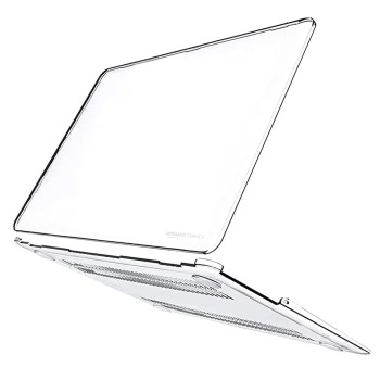 Amazon Basics 13.3 inch Hard Case Laptop Cover for MacBook Air M1 | Waterproof | Compatible with 2018/2019/2020 MacBook Air M1 A2337 A2179 A1932
